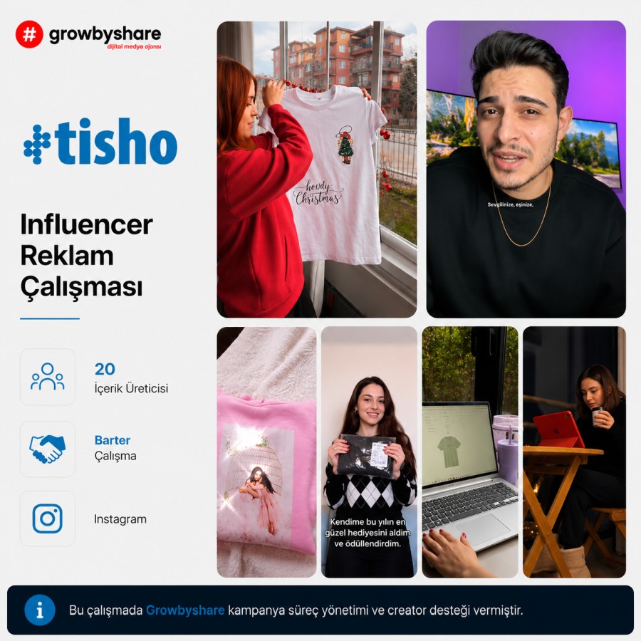 Tisho influencer reklam kampanyası